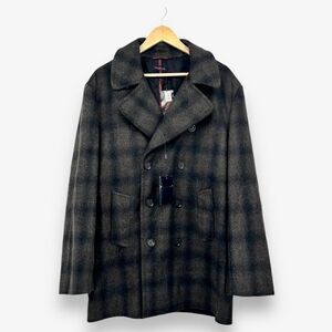 NWT Marc Ecko Double Breasted Wool Coat Men's L